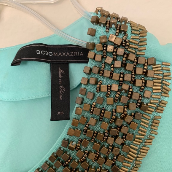 Bcbg Max Azria Teal dress - Picture 2 of 5